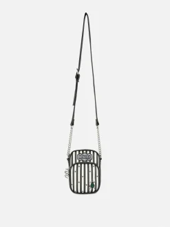 Beetlejuice|Halloween-Accessoires|Primark „Beetlejuice“ Smartphone-Tasche Schwarz/Weiß
