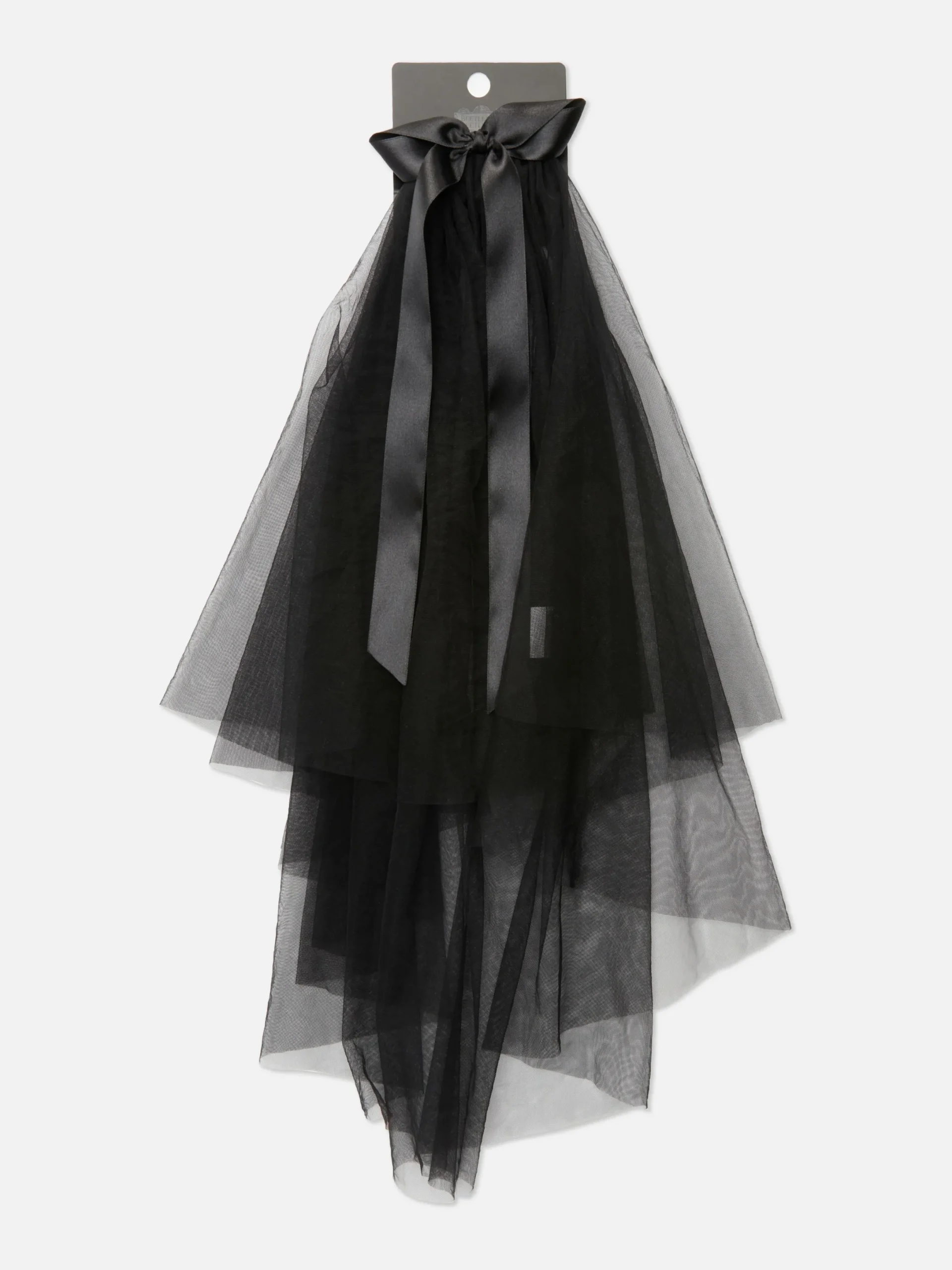 Gothic-Kleidung|Haarschmuck|Primark „Beetlejuice X Colleen Atwood“ Tüllschleier Schwarz