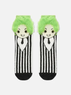 Beetlejuice|Halloween Alle|Primark Bequeme „Beetlejuice“ Socken Weiß