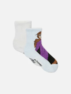 Socken Und Strumpfhosen|Primark Bequeme „Disney Die Eiskönigin“ Socken, 2er-Pack Blau