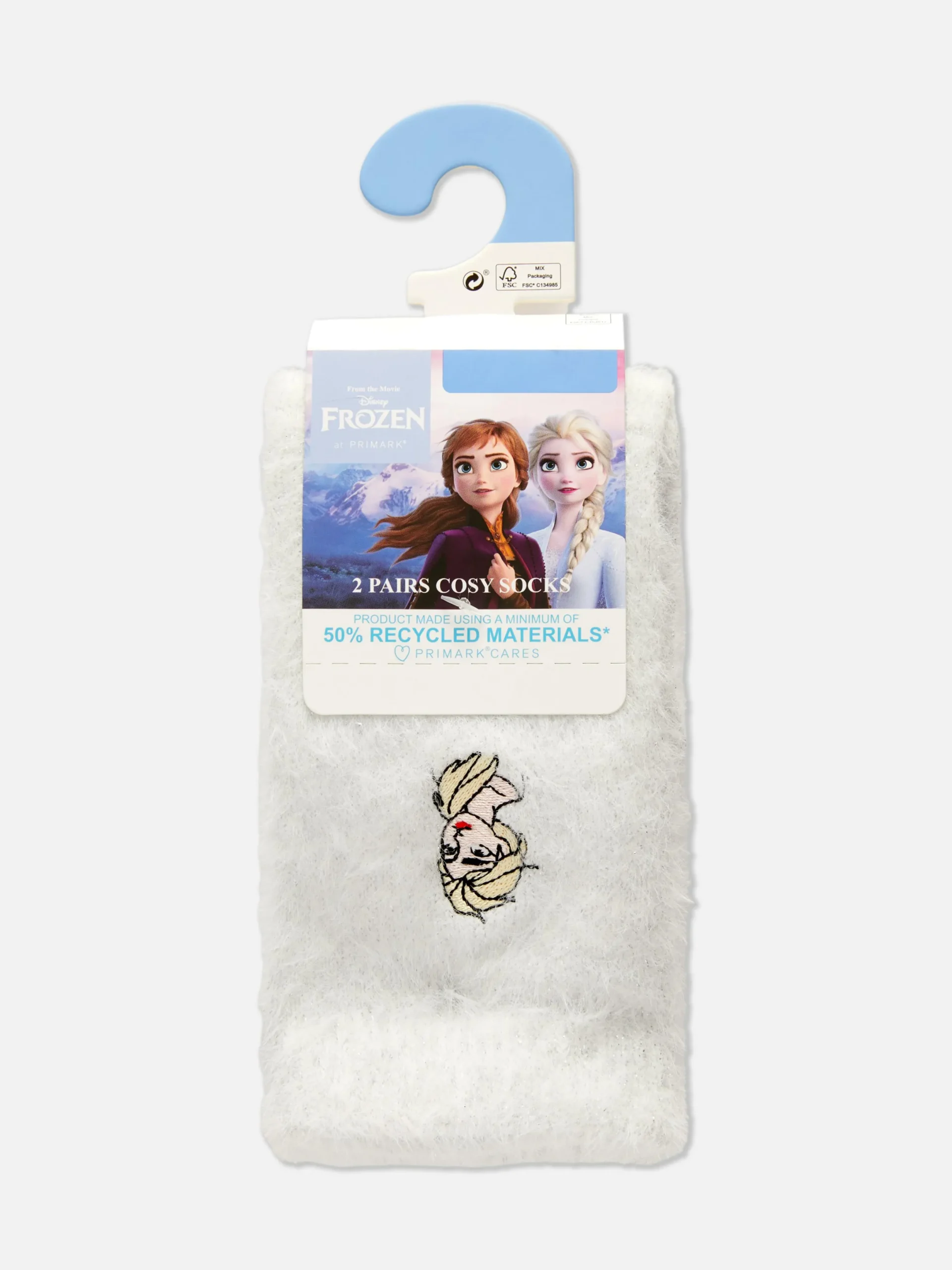 Socken Und Strumpfhosen|Primark Bequeme „Disney Die Eiskönigin“ Socken, 2er-Pack Blau