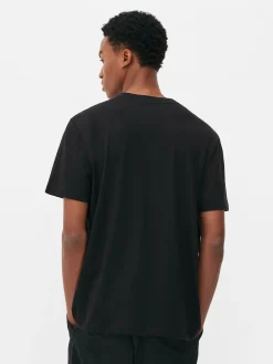 Tops Und T-Shirts|Primark „Berlin“ T-Shirt Im College-Stil Schwarz