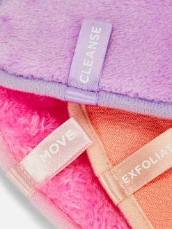 Hautpflege-Tools|Primark Beschriftete Gesichtstücher, 3er-Pack Lilafarben