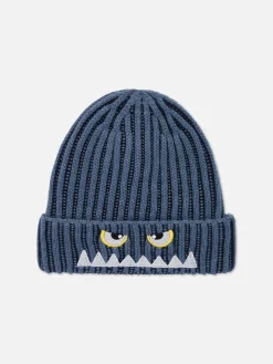 Mützen, Handschuhe Und Schals|Primark Bestickte Strickbeanie Blau