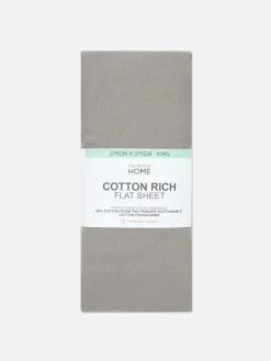 Bettlaken Und Kopfkissenbezüge|Primark Bettlaken Für Extra Breite Doppelbetten Hellgrau