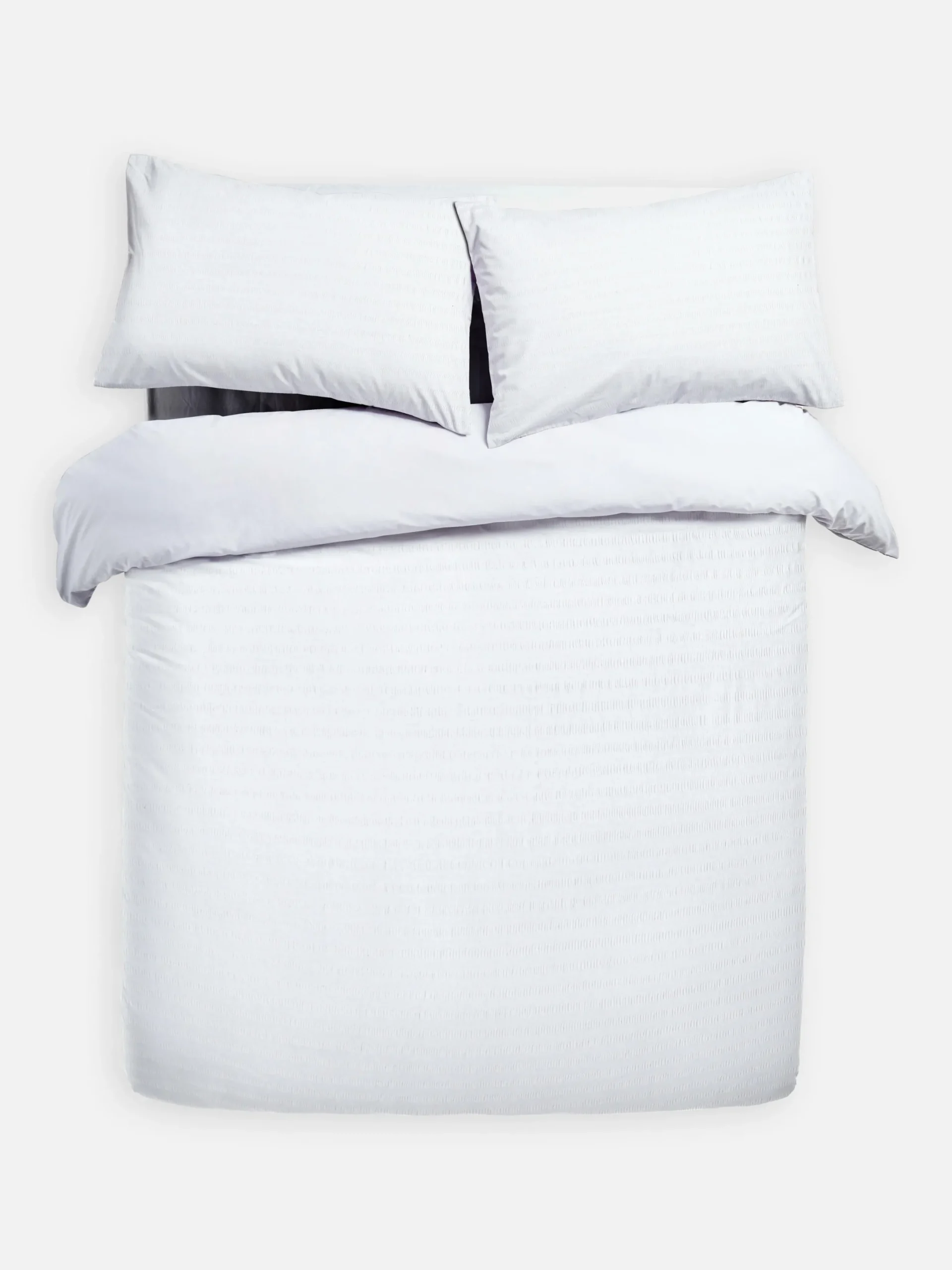 Bettwäsche Und Sets|Primark Bettwäscheset Aus Seersucker, Doppelbett Weiß
