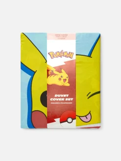 Bettwäsche Und Sets|Primark Bettwäscheset Mit „Pokémon“ Print, Doppelbett Dunkelblau