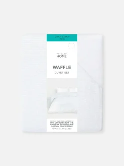Bettwäsche Und Sets|Primark Bettwäscheset Mit Waffelstruktur, Kingsize Weiß