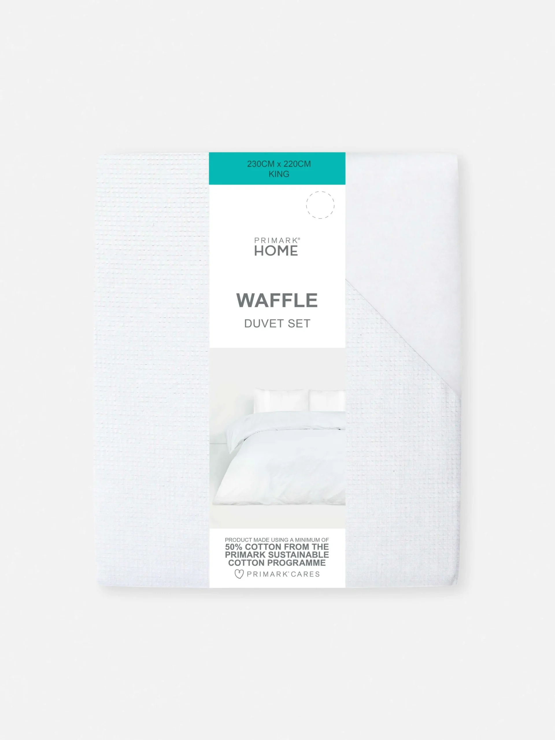 Bettwäsche Und Sets|Primark Bettwäscheset Mit Waffelstruktur, Kingsize Weiß