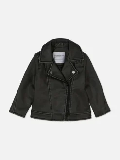 Jacken Und Mäntel|Primark Bikerjacke Aus Kunstleder Schwarz