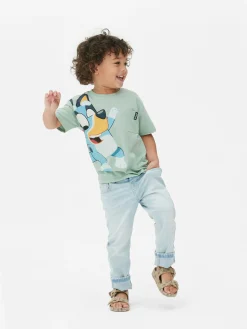 Tops Und T-Shirts|Primark „Bluey“ T-Shirt Grün