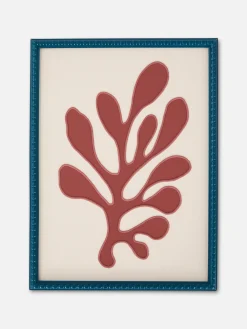 Bilderrahmen Und Wandschmuck|Primark Blumen-Wandbild Im Retro-Stil Rosa
