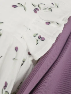 Sets Und Outfits|Primark Bluse Und Gerippte Leggings Mit Blumenmuster Im Set Multi