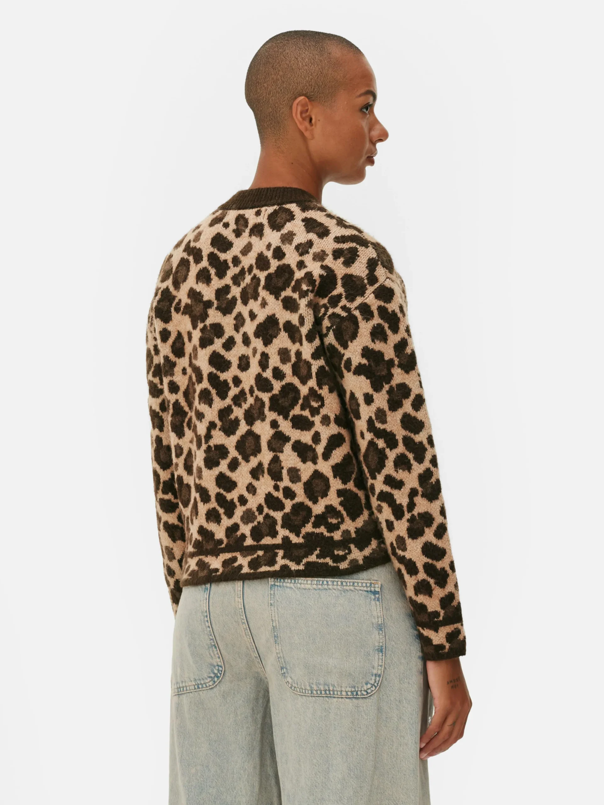 Pullover Und Cardigans|Primark Bomber-Cardigan Mit Leopardenmuster Multi