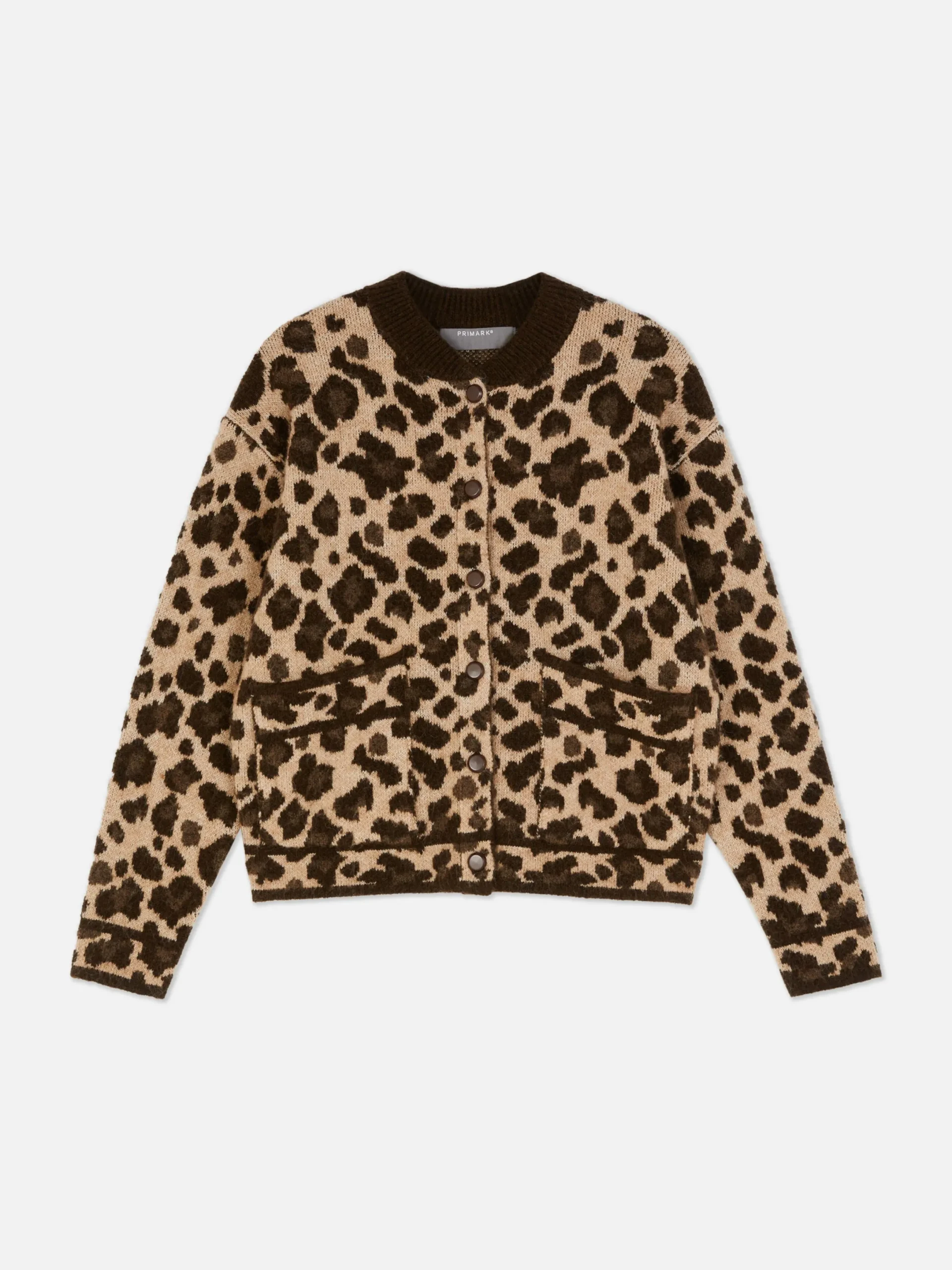 Pullover Und Cardigans|Primark Bomber-Cardigan Mit Leopardenmuster Multi