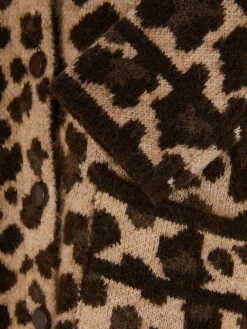 Pullover Und Cardigans|Primark Bomber-Cardigan Mit Leopardenmuster Multi