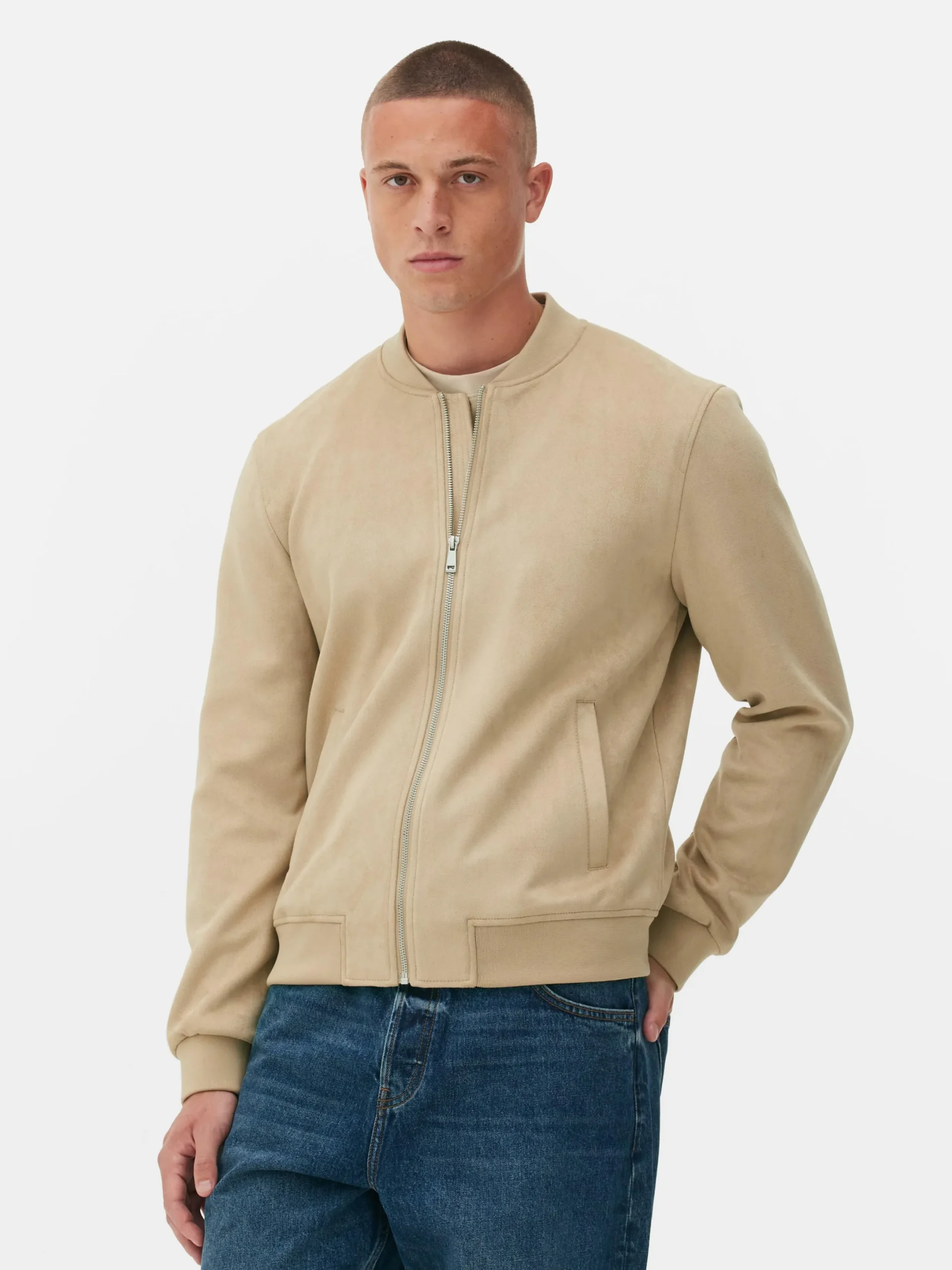 Jacken Und Mäntel|Primark Bomberjacke In Wildleder-Optik Braun