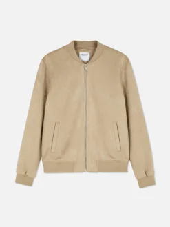 Jacken Und Mäntel|Primark Bomberjacke In Wildleder-Optik Braun
