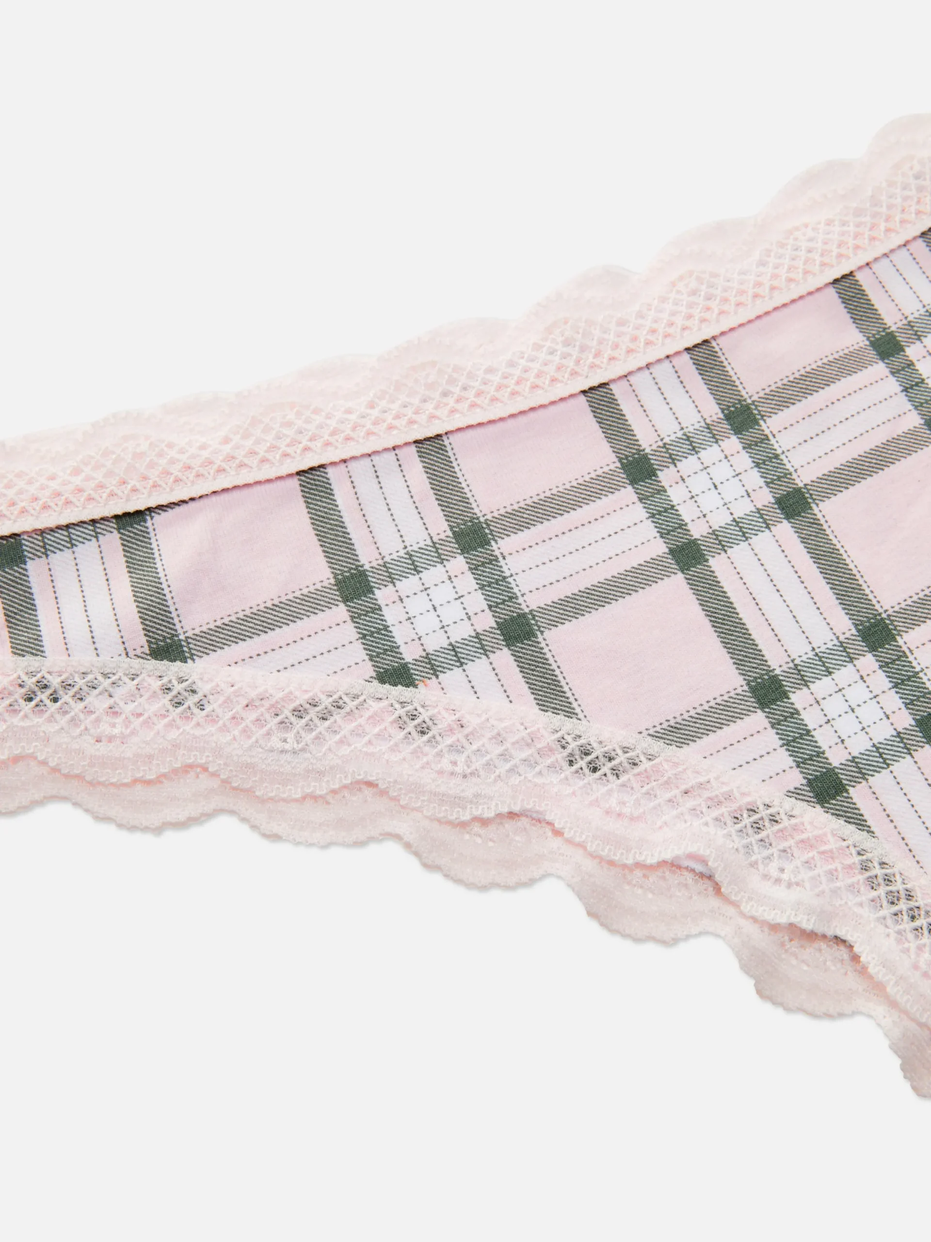 Slips|Primark Brazil-Taillenslips Mit Spitzenbesatz, 3er-Pack Naturfarben