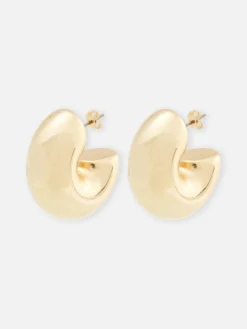 Schmuck|Primark Breite Creolen Gelb