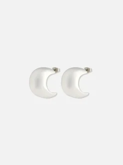 Schmuck|Primark Breite Halbcreolen Weiß