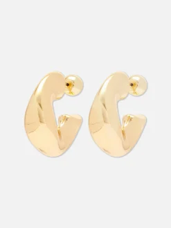 Schmuck|Primark Breite „Rita Ora“ Creolen Gelb