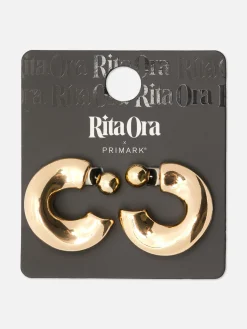 Schmuck|Primark Breite „Rita Ora“ Creolen Gelb