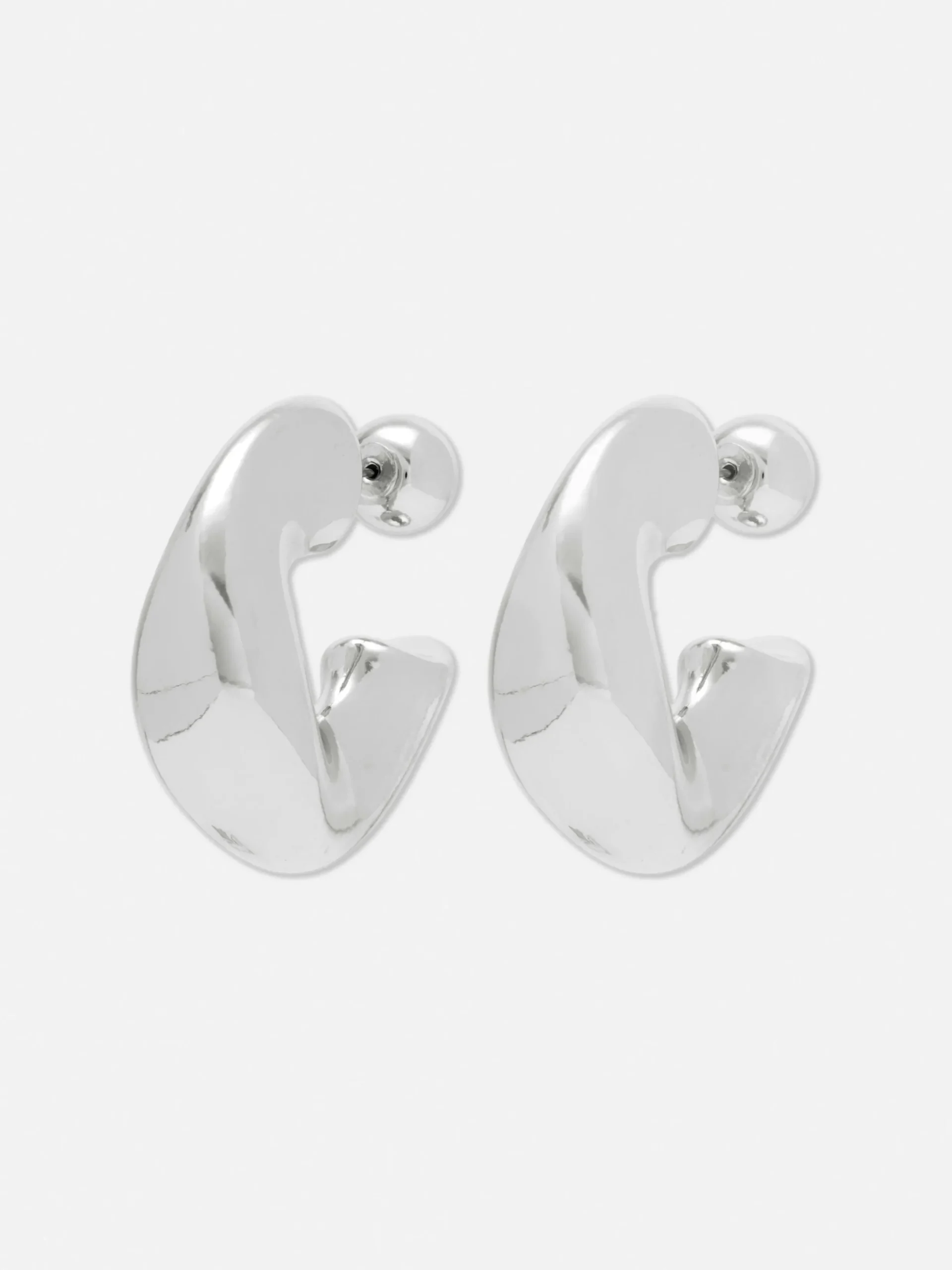 Schmuck|Primark Breite „Rita Ora“ Creolen Weiß