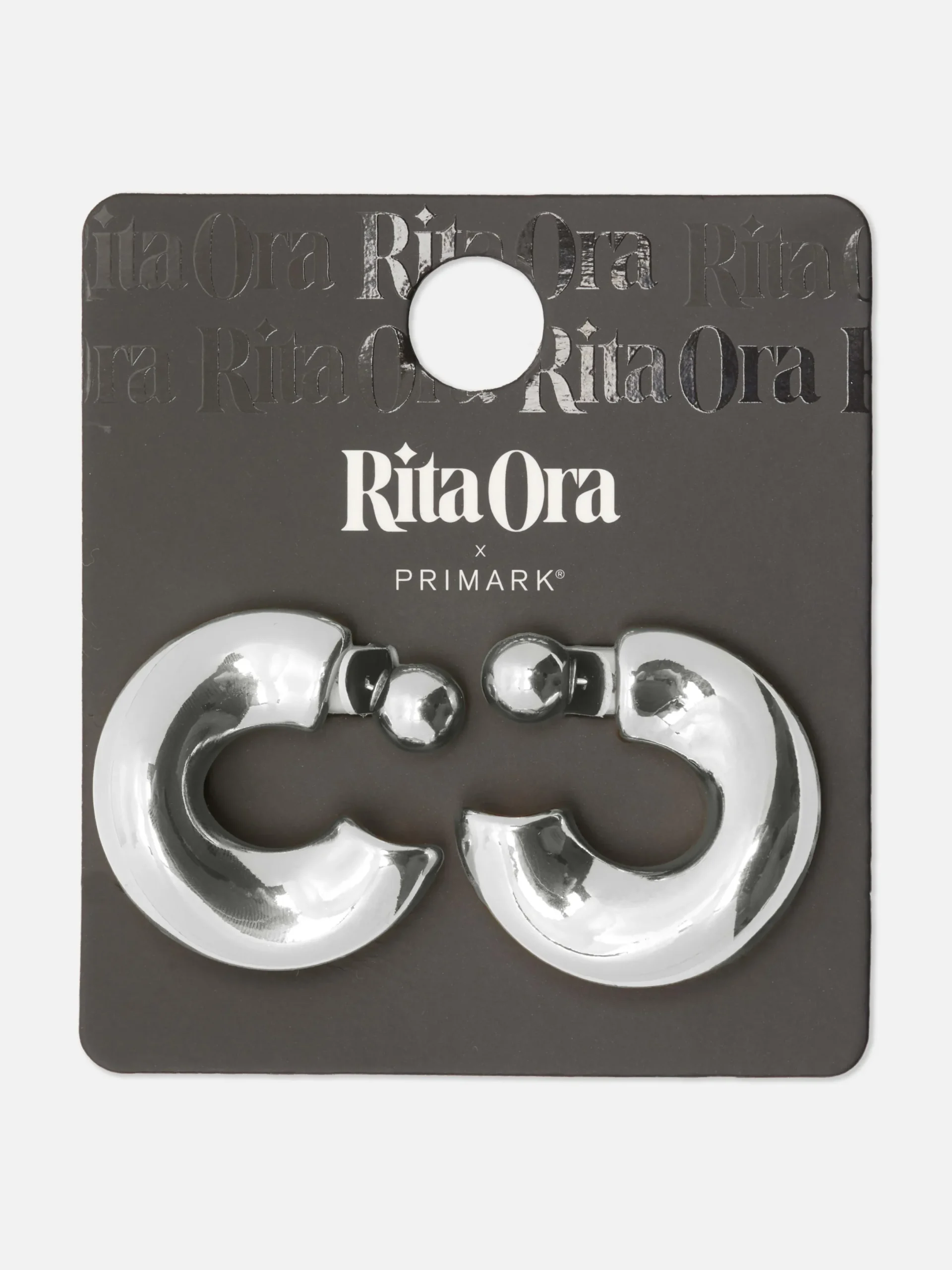 Schmuck|Primark Breite „Rita Ora“ Creolen Weiß