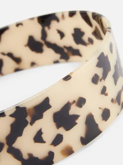 Haarschmuck|Primark Breiter Haarreif Aus Kunstharz Braun