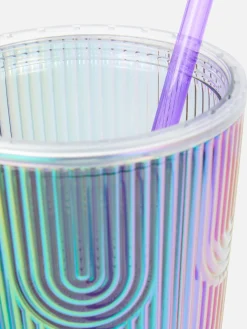 Tassen Und Becher|Primark Bunter Pride Becher Mit Deckel Und Trinkhalm Multi