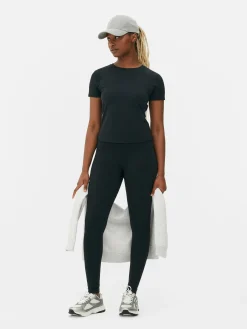 Fitnesskleidung Und Activewear|Primark Butterweiche Gym-Leggings Schwarz