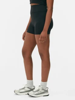 Fitnesskleidung Und Activewear|Primark Butterweiche Yogashorts Mit Hohem Bund Schwarz