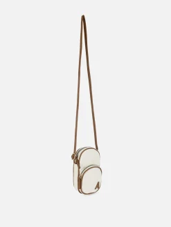 Taschen Und Portemonnaies|Primark Canvas-Handytasche Mit Initiale Naturfarben