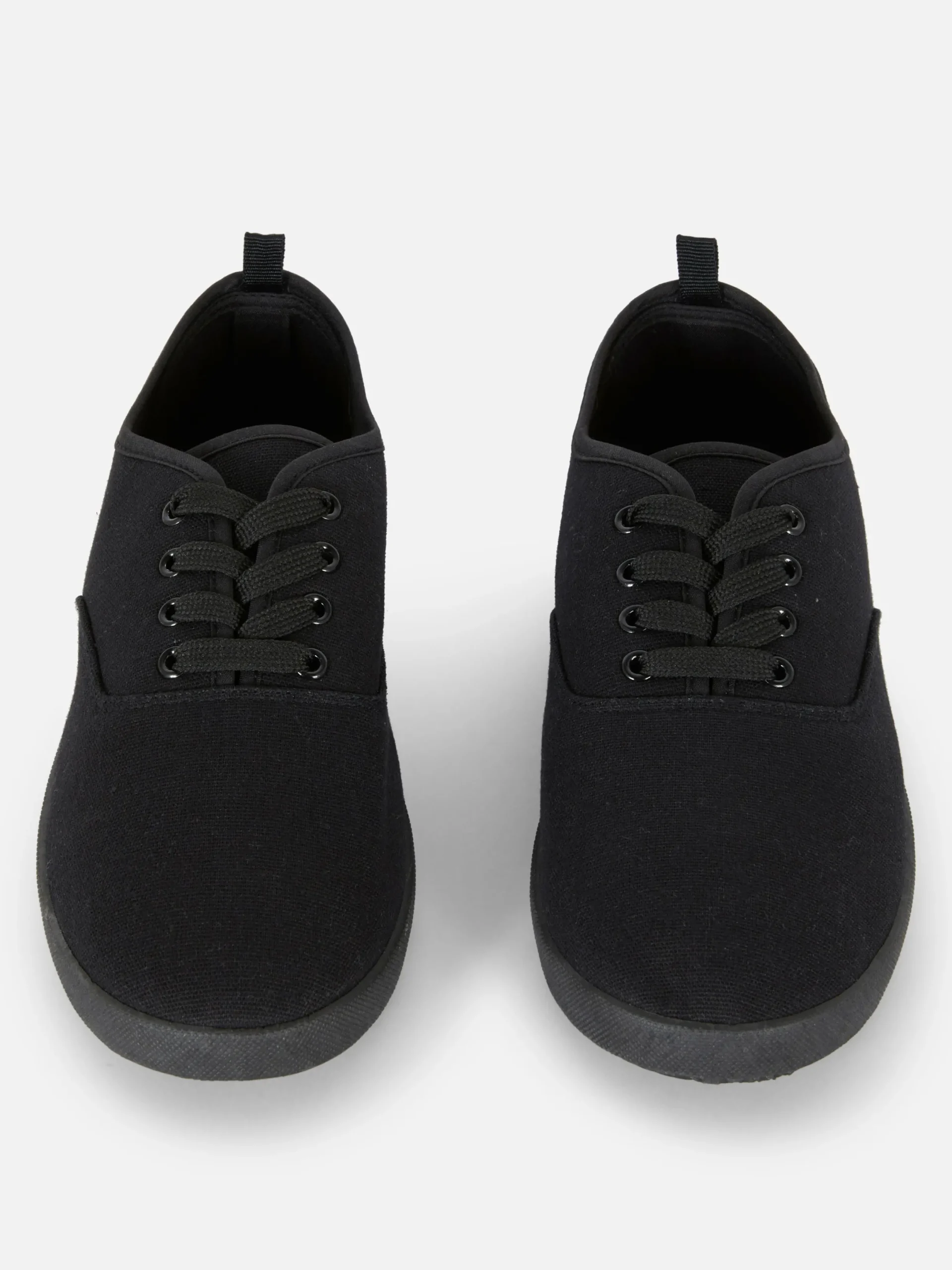 Sneakers|Primark Canvas-Plimsolls Zum Schnüren Schwarz