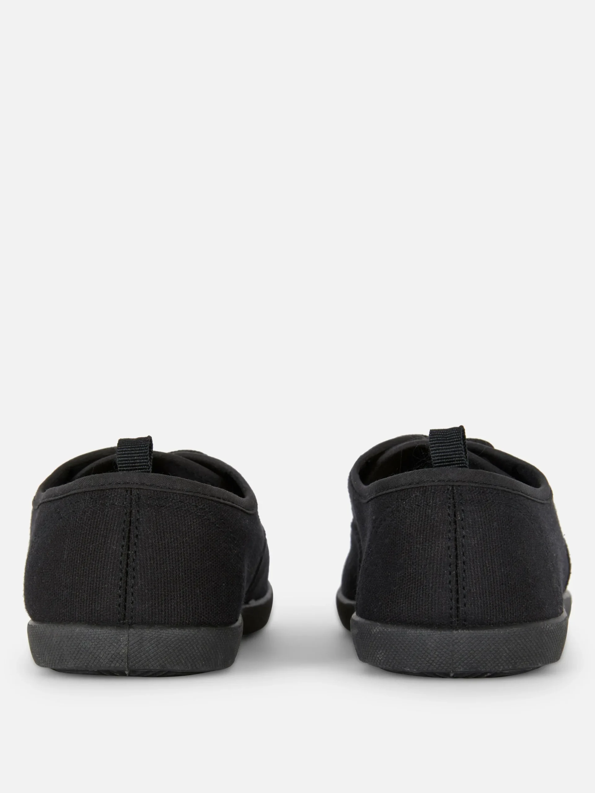 Sneakers|Primark Canvas-Plimsolls Zum Schnüren Schwarz