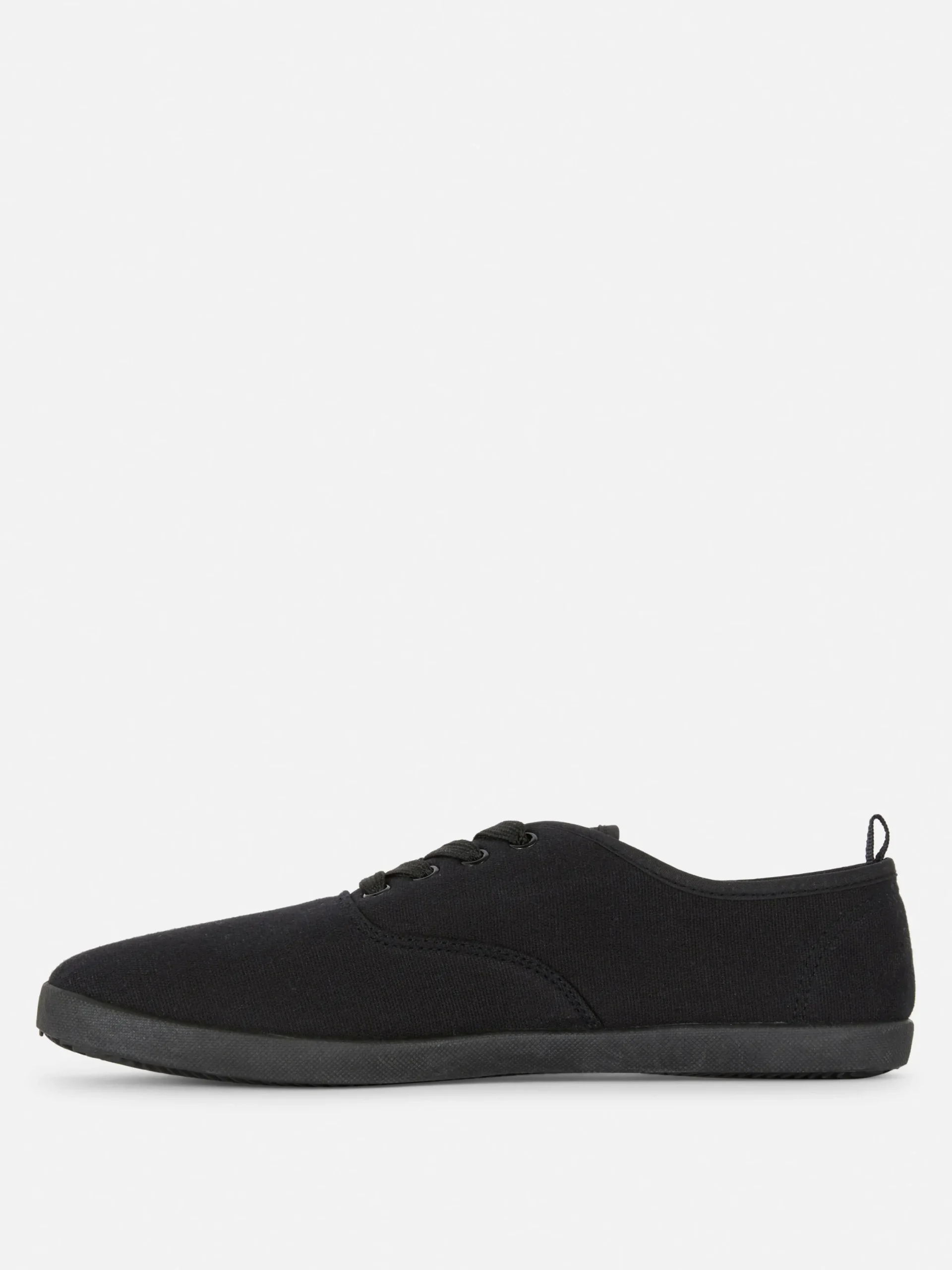 Sneakers|Primark Canvas-Plimsolls Zum Schnüren Schwarz