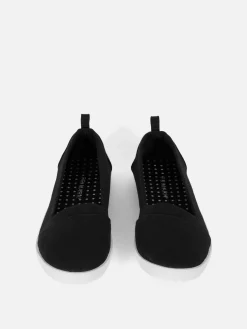 Sneakers|Primark Canvas-Schuhe Zum Hineinschlüpfen Schwarz