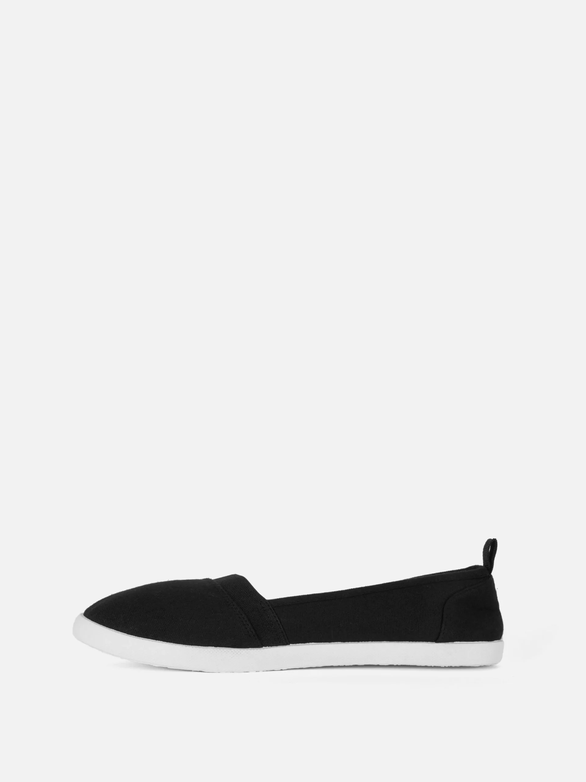 Sneakers|Primark Canvas-Schuhe Zum Hineinschlüpfen Schwarz