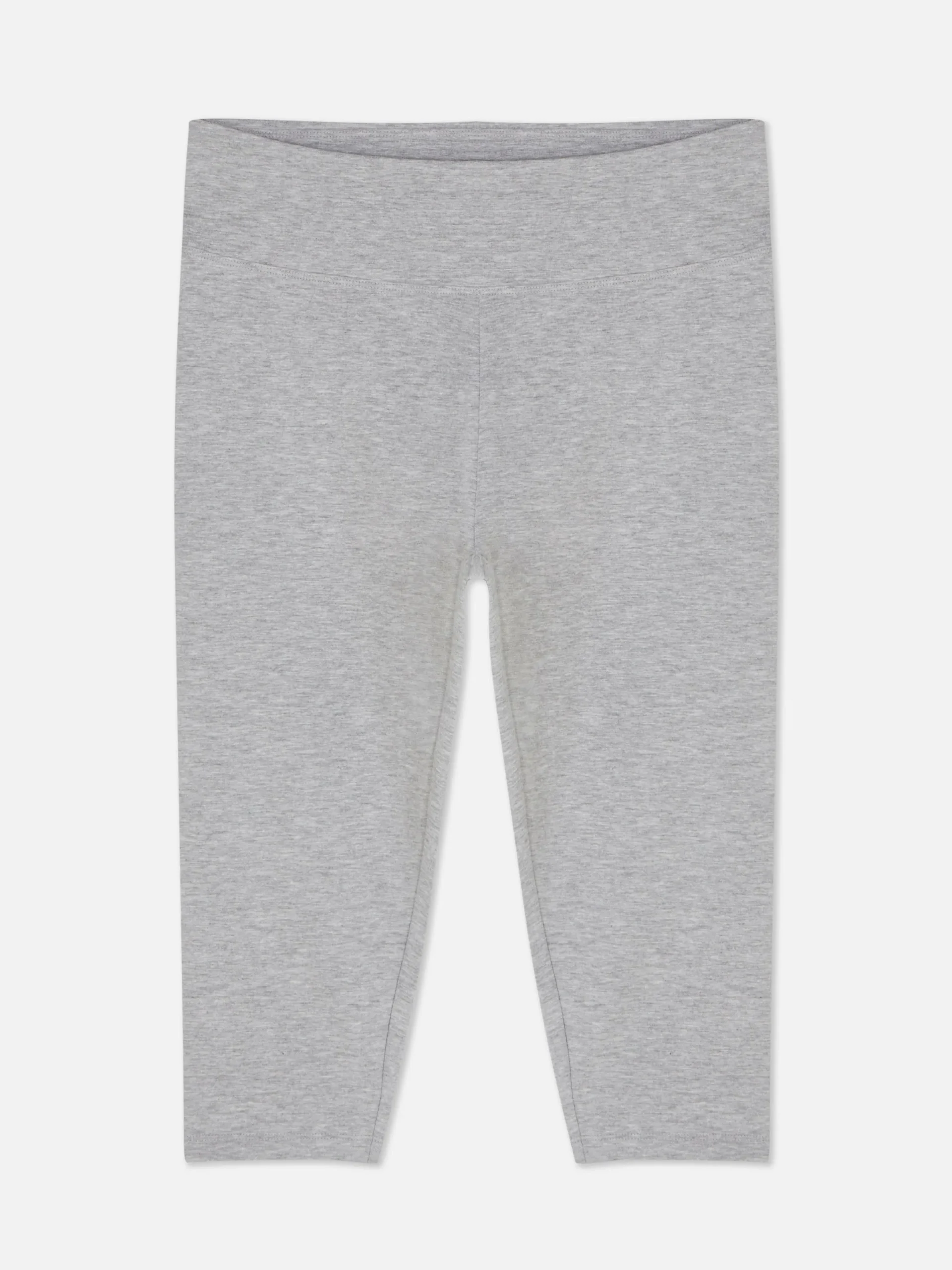 Hosen Und Leggings|Primark Capri-Kurzleggings Mit Hohem Bund Grau