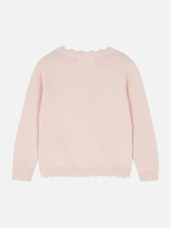 Pullover Und Cardigans|Primark Cardigan Mit Knopfleiste Und Bogenkante Rosa