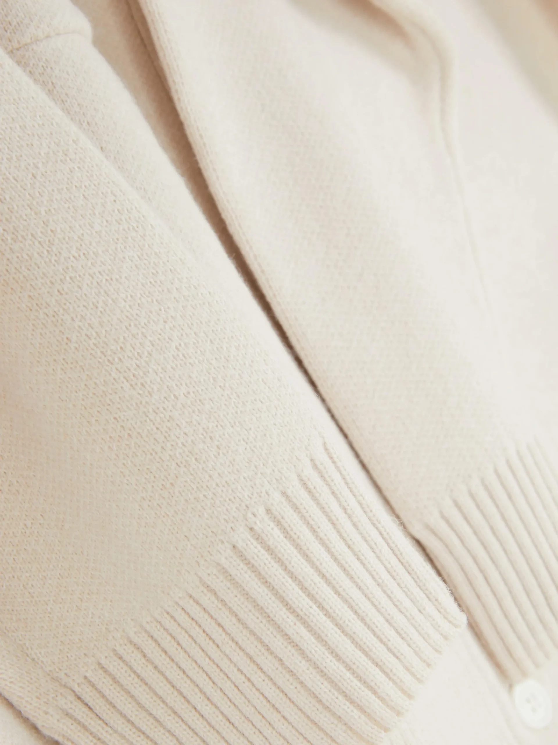 Pullover Und Cardigans|Primark Cardigan Mit Knopfleiste Und Kragen Hellbeige