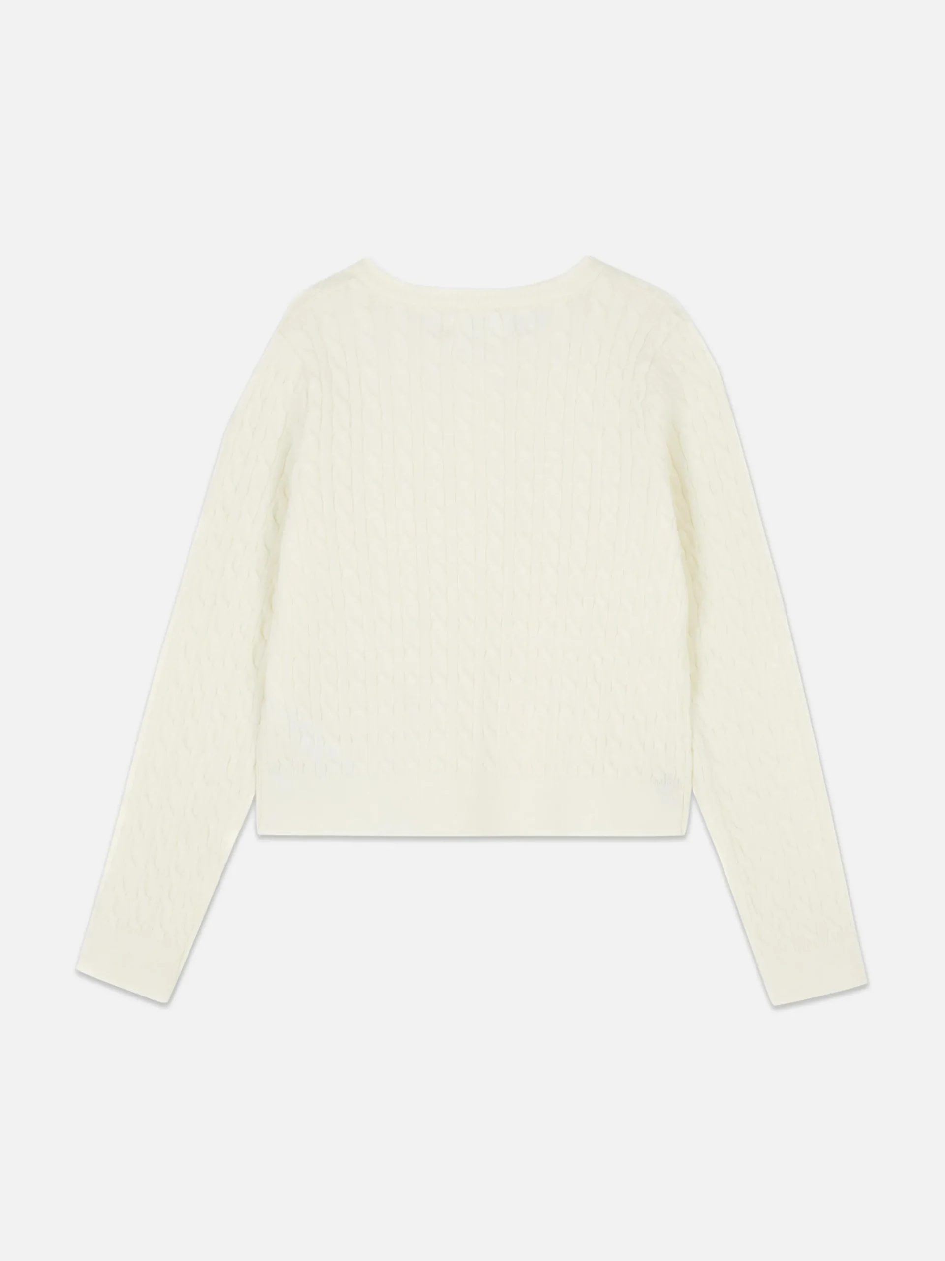 Pullover Und Cardigans|Primark Cardigan Mit Zopfmuster Cremefarben
