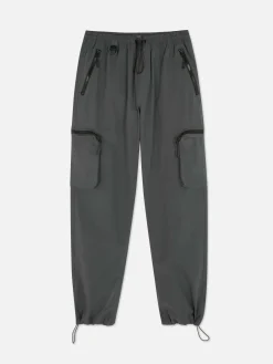 Hosen|Primark Cargohose Aus Funktionsgewebe Grau