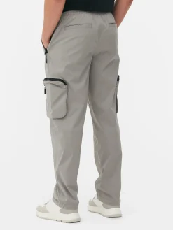 Hosen|Primark Cargohose Aus Funktionsgewebe Schiefergrau