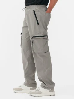 Hosen|Primark Cargohose Aus Funktionsgewebe Schiefergrau