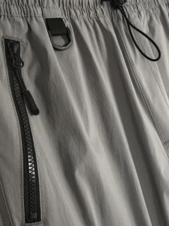 Hosen|Primark Cargohose Aus Funktionsgewebe Schiefergrau