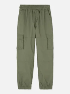 Hosen|Primark Cargohose Mit Bündchen Grün
