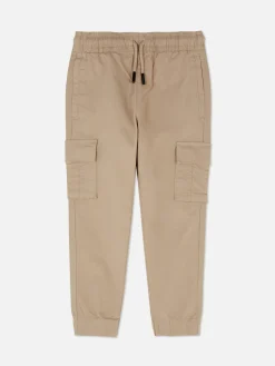 Hosen|Primark Cargohose Mit Kordelzug Braun