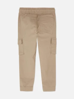 Hosen|Primark Cargohose Mit Kordelzug Braun